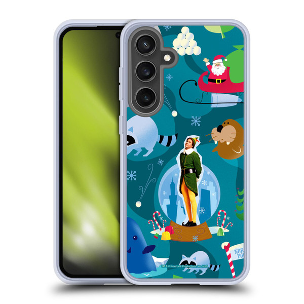 Elf Movie Graphics 1 Animals Pattern Soft Gel Case for Samsung Galaxy S24 FE & MagSafe