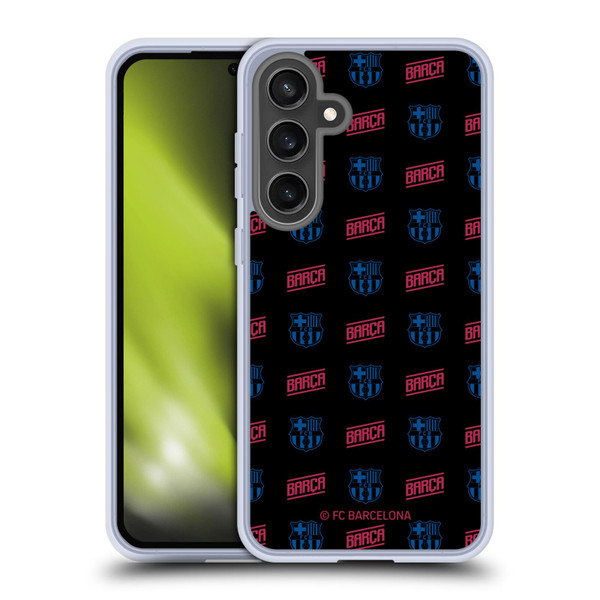 FC Barcelona Forca Barca Pattern Soft Gel Case for Samsung Galaxy S24 FE & MagSafe