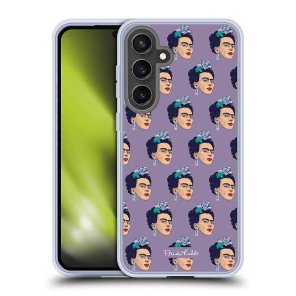 Frida Kahlo Sketch Pattern Soft Gel Case for Samsung Galaxy S24 FE & MagSafe