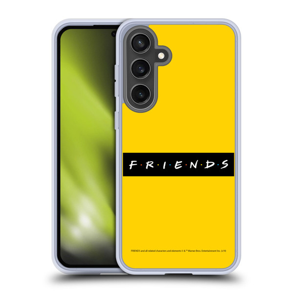 Friends TV Show Logos Pattern Soft Gel Case for Samsung Galaxy S24 FE & MagSafe