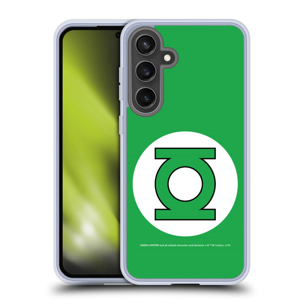 Green Lantern DC Comics Logos Classic Soft Gel Case for Samsung Galaxy S24 FE & MagSafe