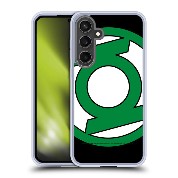 Green Lantern DC Comics Logos Oversized Soft Gel Case for Samsung Galaxy S24 FE & MagSafe