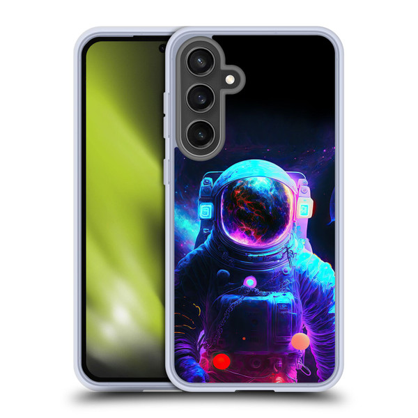 Wumples Cosmic Arts Astronaut Soft Gel Case for Samsung Galaxy S24 FE & MagSafe