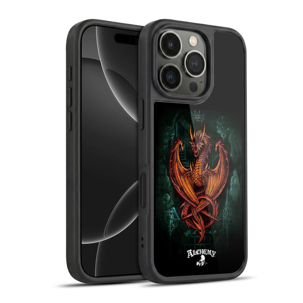 Alchemy Gothic Dragon Wyverex Auctor Gel Armour Case For Apple iPhone 16 Pro