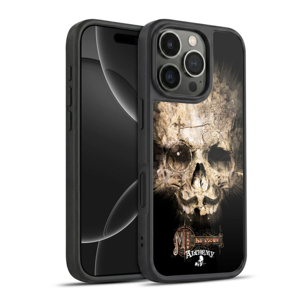 Alchemy Gothic Graphic Art M'sieur La Mort Gel Armour Case For Apple iPhone 16 Pro