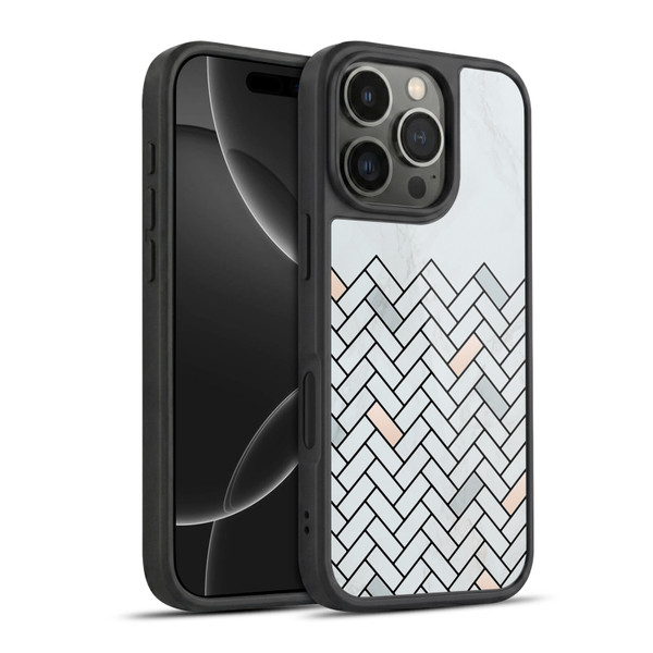Alyn Spiller Marble Tile Gel Armour Case For Apple iPhone 16 Pro