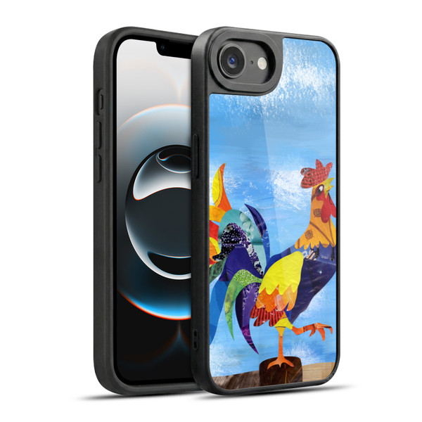 Artpoptart Animals Colorful Rooster Gel Armour Case For Apple iPhone 16e / Apple iPhone 17e