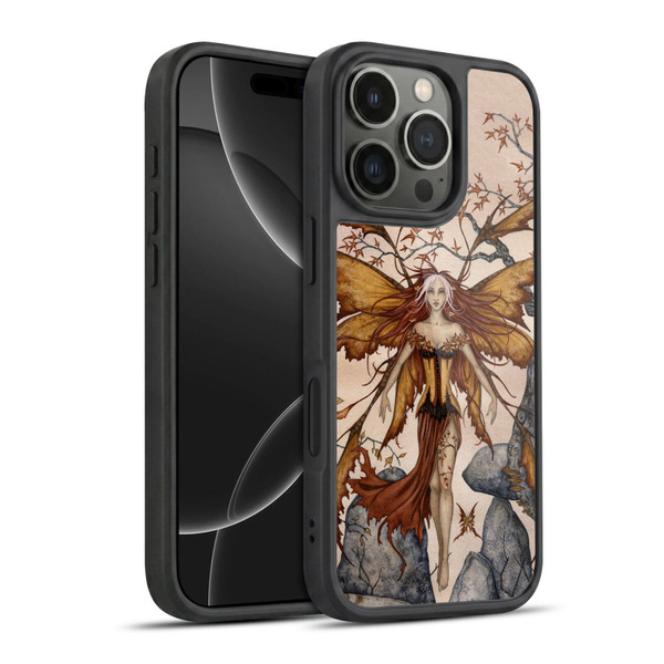 Amy Brown Pixies Autumn Gel Armour Case For Apple iPhone 16 Pro