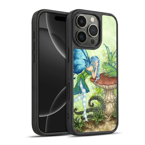 Amy Brown Pixies Frog Gossip Gel Armour Case For Apple iPhone 16 Pro