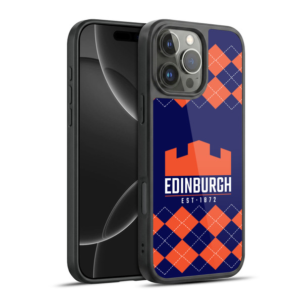 Edinburgh Rugby Logo 2 Argyle Gel Armour Case For Apple iPhone 16 Pro Max