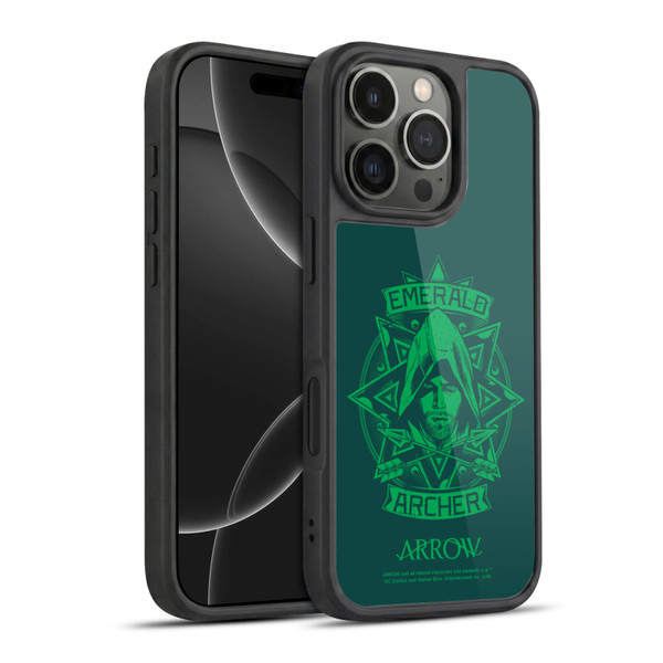 Arrow TV Series Graphics Archer Illustration Gel Armour Case For Apple iPhone 16 Pro