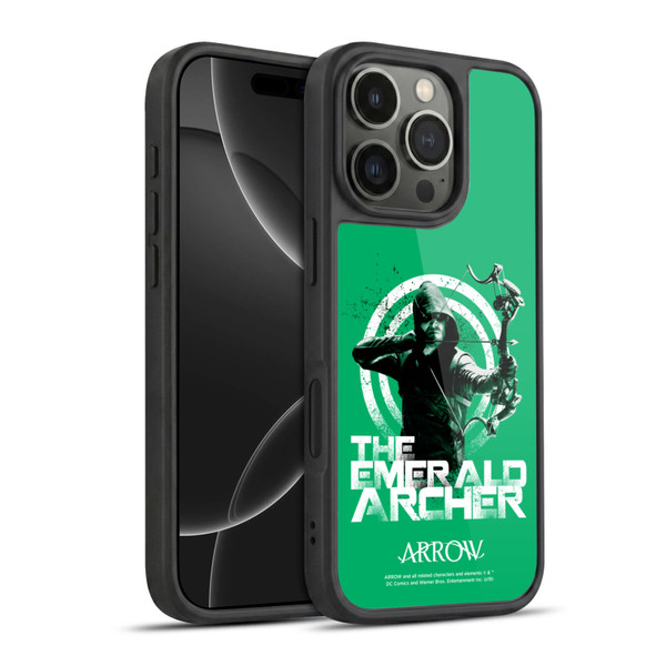 Arrow TV Series Graphics The Emerald Archer Gel Armour Case For Apple iPhone 16 Pro