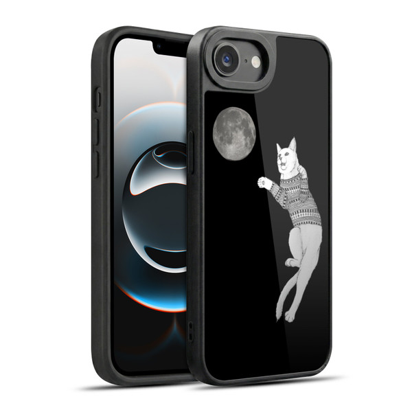 Barruf Animals Cat-ch The Moon Gel Armour Case For Apple iPhone 16e / Apple iPhone 17e