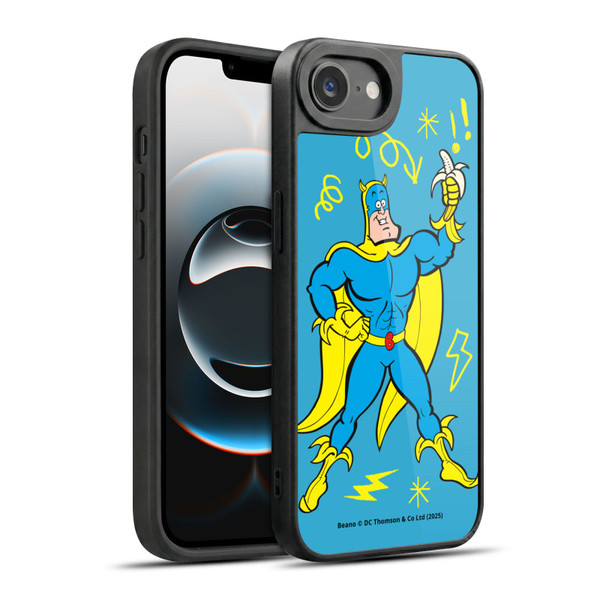 Beano Bananaman Graphics Blue Gel Armour Case For Apple iPhone 16e / Apple iPhone 17e