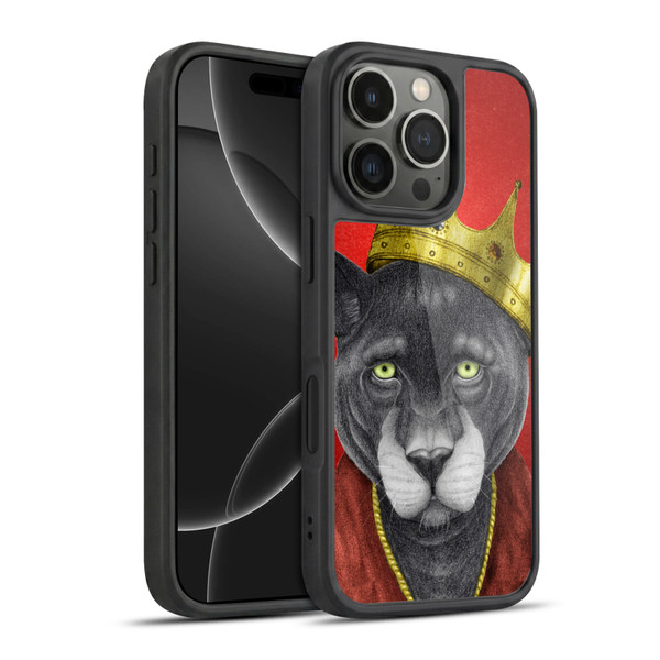 Barruf Animals The King Panther Gel Armour Case For Apple iPhone 16 Pro