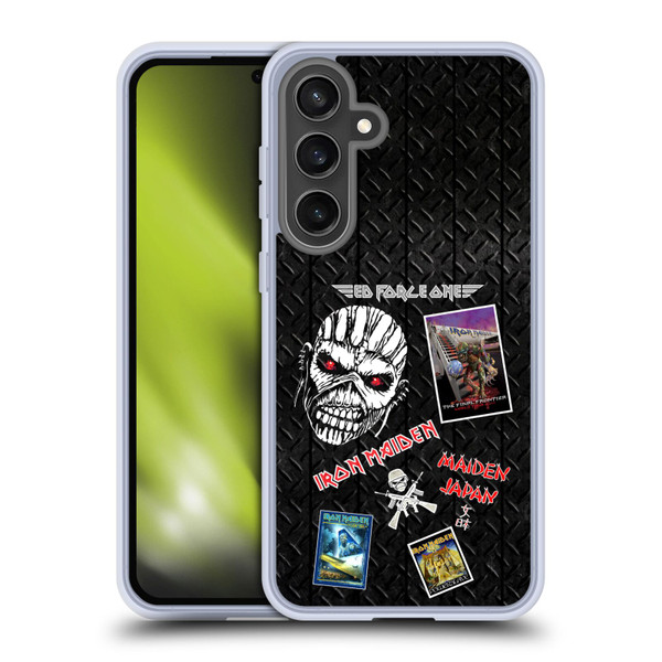 Iron Maiden Graphics Collage Soft Gel Case for Samsung Galaxy S24 FE & MagSafe