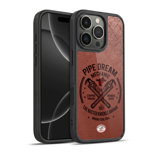Busted Knuckle Garage Graphics Pipe Dream Gel Armour Case For Apple iPhone 16 Pro