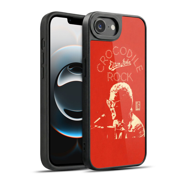 Elton John Artwork Crocodile Rock Single Gel Armour Case For Apple iPhone 16e / Apple iPhone 17e