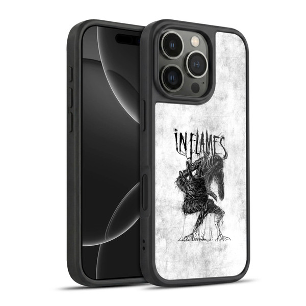 In Flames Metal Grunge Big Creature Gel Armour Case For Apple iPhone 16 Pro