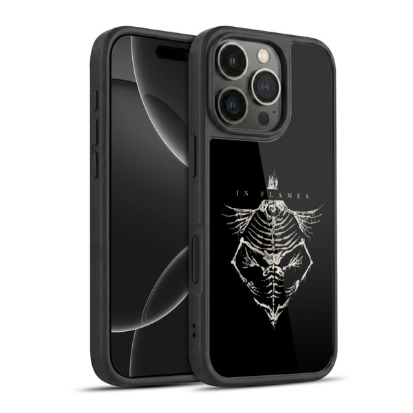 In Flames Metal Grunge Jesterhead Bones Gel Armour Case For Apple iPhone 16 Pro