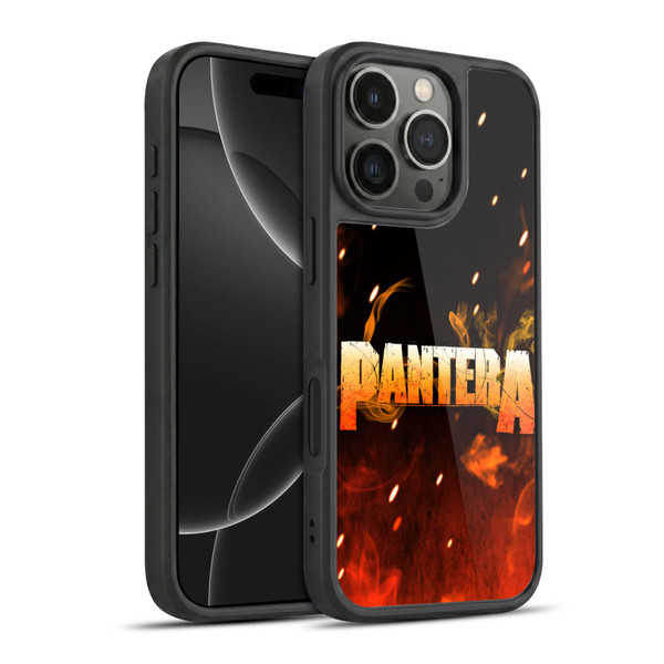 Pantera Art Fire Gel Armour Case For Apple iPhone 16 Pro