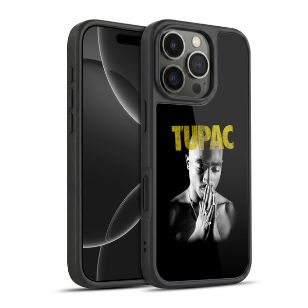 Tupac Shakur Key Art Golden Gel Armour Case For Apple iPhone 16 Pro