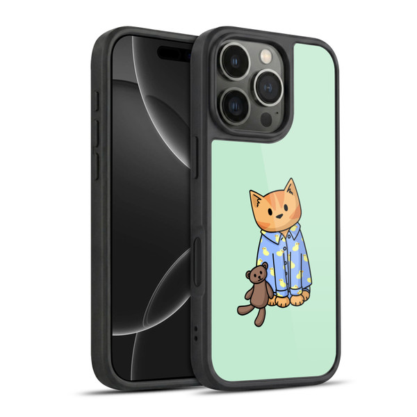 Beth Wilson Doodle Cats 2 Bedtime Pyjama Gel Armour Case For Apple iPhone 16 Pro