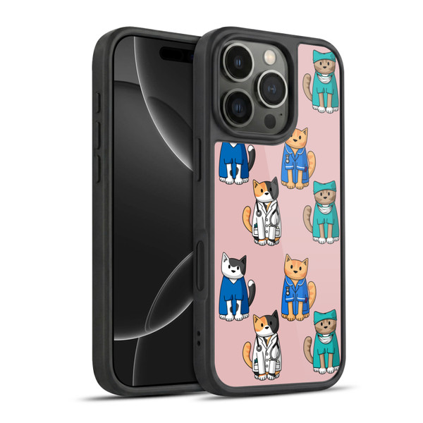 Beth Wilson Doodle Cats 2 Professionals Gel Armour Case For Apple iPhone 16 Pro