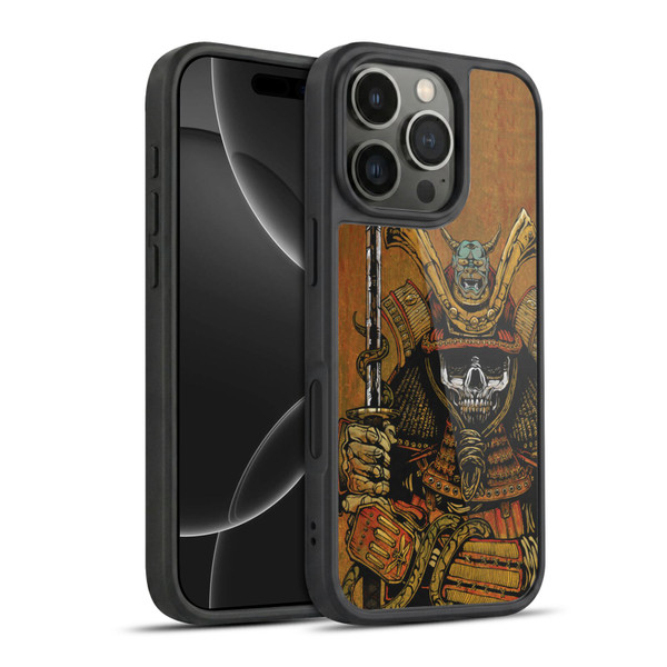 David Lozeau Colourful Grunge Samurai Gel Armour Case For Apple iPhone 16 Pro