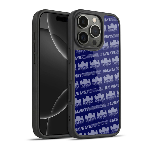 Edinburgh Rugby Logo 2 Pattern Gel Armour Case For Apple iPhone 16 Pro