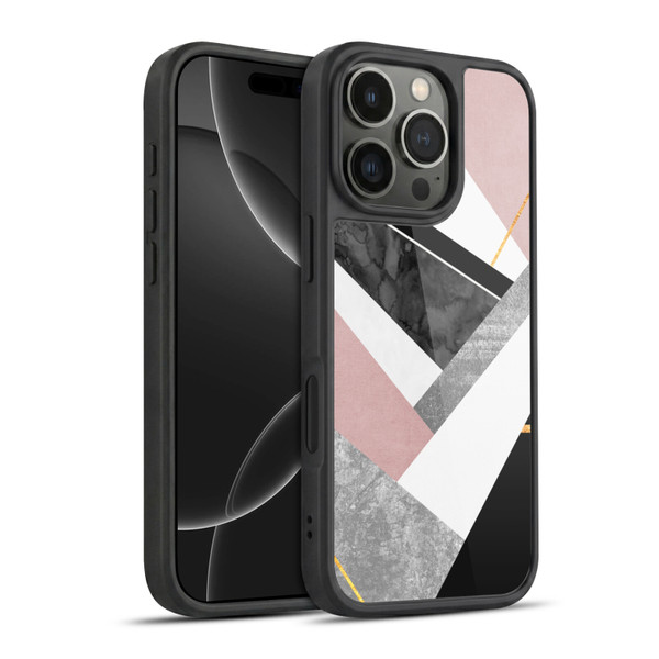 Elisabeth Fredriksson Geometric Design And Pattern Lines And Layers Gel Armour Case For Apple iPhone 16 Pro