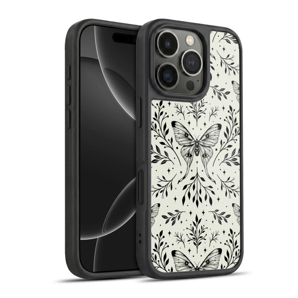 Episodic Drawing Art Mystical Butterfly Pattern Gel Armour Case For Apple iPhone 16 Pro