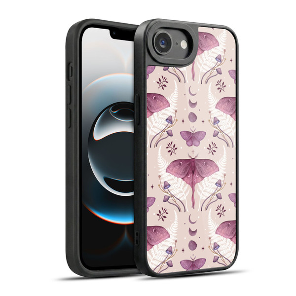 Episodic Drawing Art Emerald Pink Pattern Gel Armour Case For Apple iPhone 16e / Apple iPhone 17e