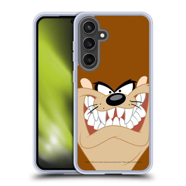 Looney Tunes Full Face Tasmanian Devil Soft Gel Case for Samsung Galaxy S24 FE & MagSafe