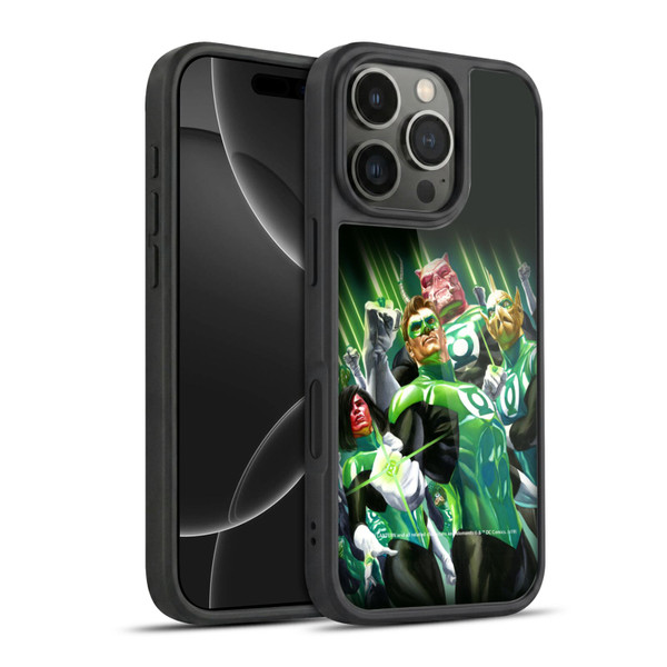 Green Lantern DC Comics Comic Book Covers Group Gel Armour Case For Apple iPhone 16 Pro