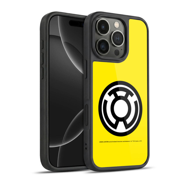 Green Lantern DC Comics Lantern Corps Sinestro Gel Armour Case For Apple iPhone 16 Pro