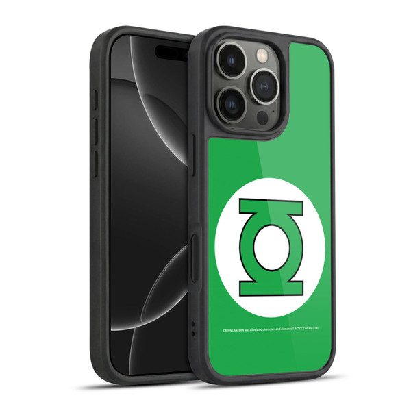 Green Lantern DC Comics Logos Classic Gel Armour Case For Apple iPhone 16 Pro