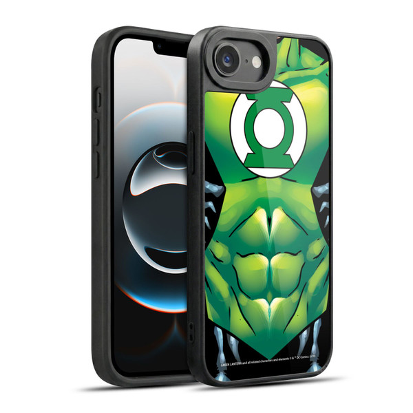 Green Lantern DC Comics Logos Uniform Gel Armour Case For Apple iPhone 16e / Apple iPhone 17e