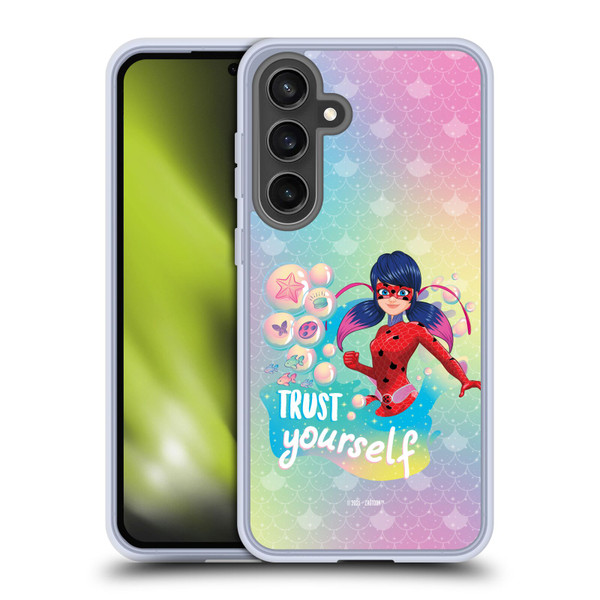 Miraculous Ladybug Aqua Ladybug Trust Yourself Soft Gel Case for Samsung Galaxy S24 FE & MagSafe