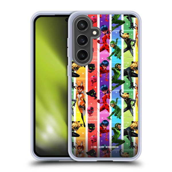 Miraculous Ladybug Graphics Pattern Soft Gel Case for Samsung Galaxy S24 FE & MagSafe