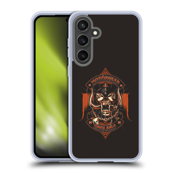 Motorhead Logo Snaggletooth Logo Soft Gel Case for Samsung Galaxy S24 FE & MagSafe