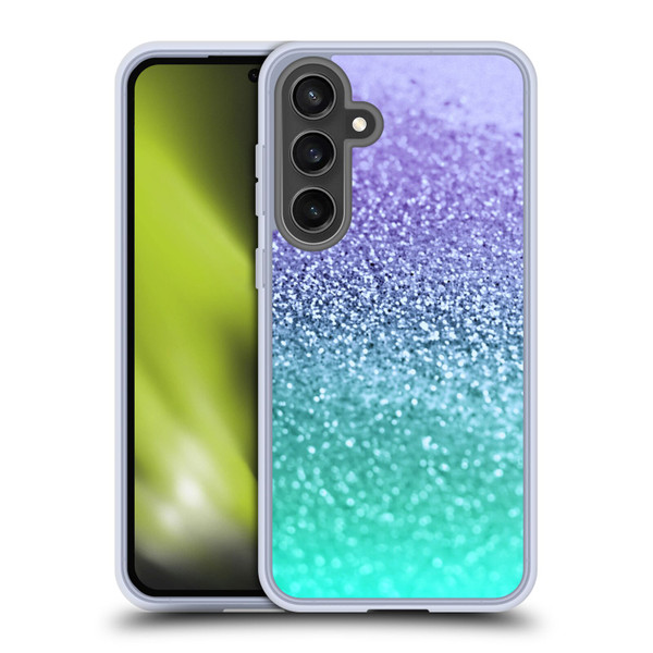 Monika Strigel Glitter Collection Lavender Soft Gel Case for Samsung Galaxy S24 FE & MagSafe