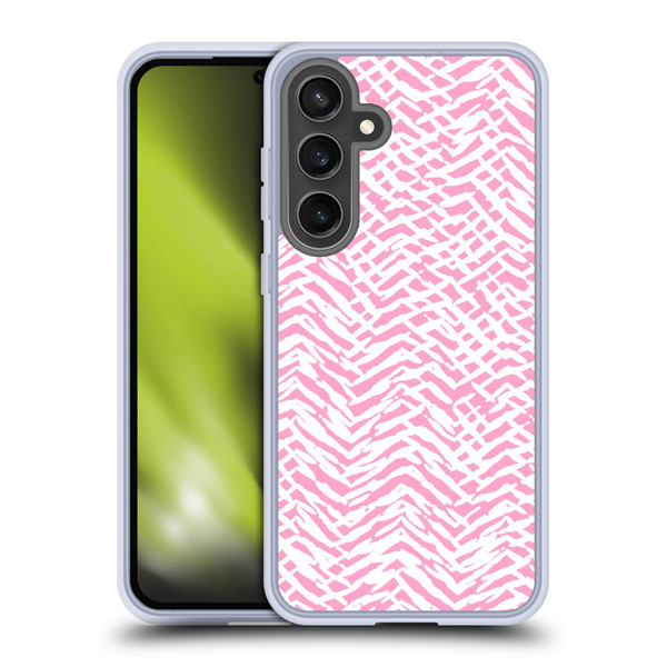 Ninola Patterns 4 Leopard Marks Pink Soft Gel Case for Samsung Galaxy S24 FE & MagSafe