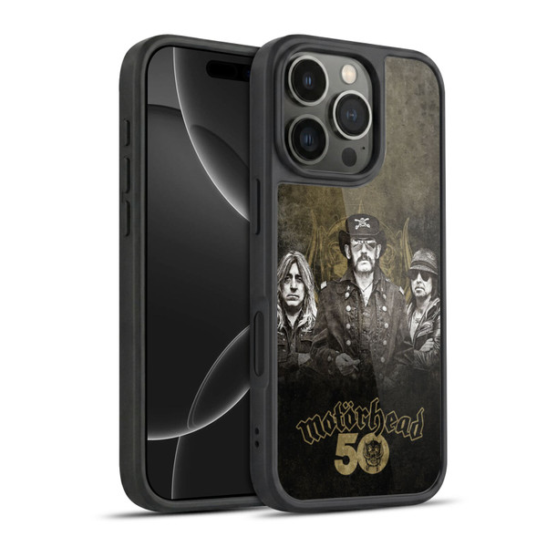 Motorhead 50th Anniversary Group Gel Armour Case For Apple iPhone 16 Pro