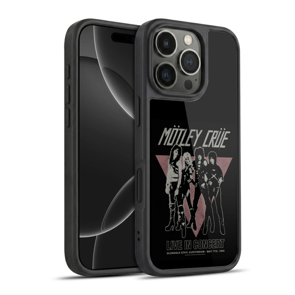 Motley Crue Tour Graphics Glendale Gel Armour Case For Apple iPhone 16 Pro