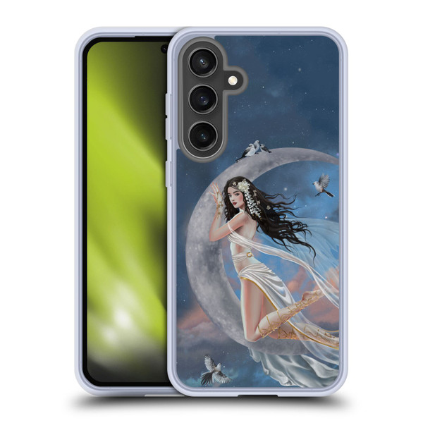 Nene Thomas Art Moon Lullaby Soft Gel Case for Samsung Galaxy S24 FE & MagSafe