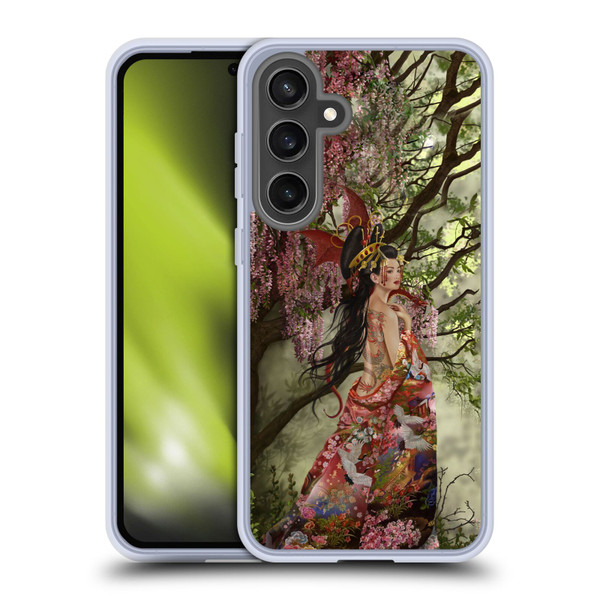 Nene Thomas Deep Forest Asian Silk Soft Gel Case for Samsung Galaxy S24 FE & MagSafe