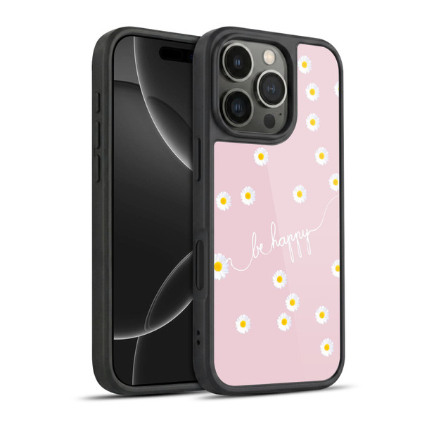 Monika Strigel Happy Daisy Blush Gel Armour Case For Apple iPhone 16 Pro