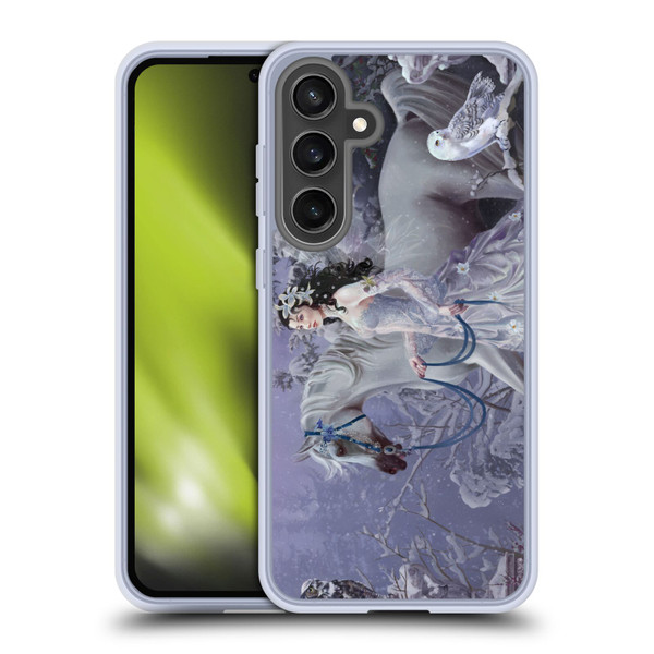 Nene Thomas Winter Has Begun Wings Fairy With Horse And Owl Soft Gel Case for Samsung Galaxy S24 FE & MagSafe