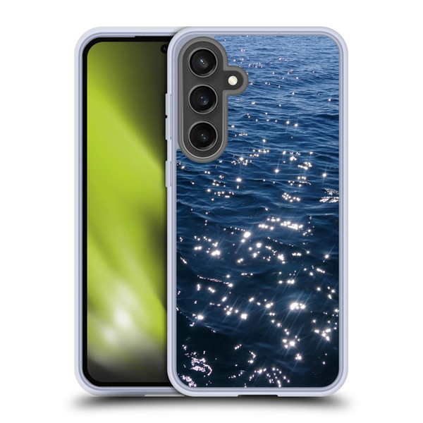 PLdesign Water Sparkly Sea Waves Soft Gel Case for Samsung Galaxy S24 FE & MagSafe
